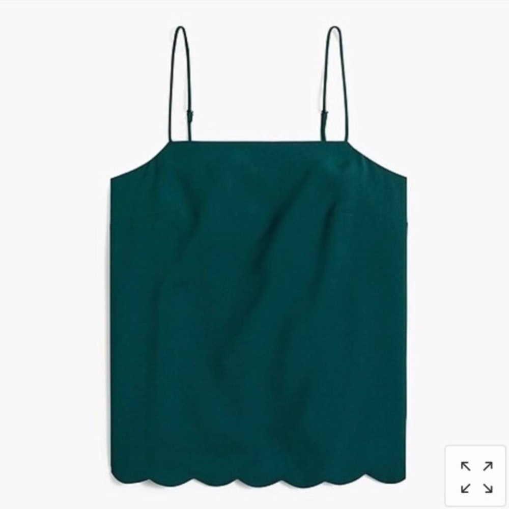 NWT JCrew Scalloped Hem Cami